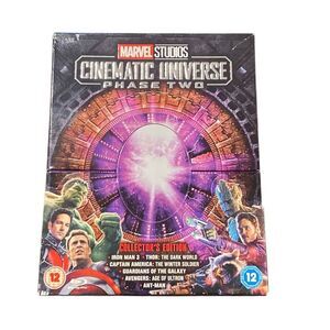 Marvel Cinematic Universe Blu-ray Phase Two Collectors Ed 6 DVD Set + Bonus Disc